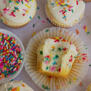 Funfetti Infused Cupcakes